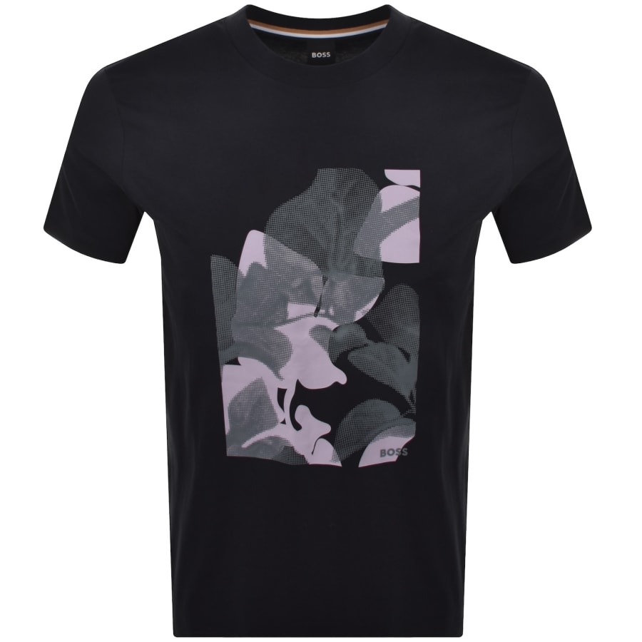 BOSS Thompson 239 T Shirt Dark Blue | Mainline Menswear us